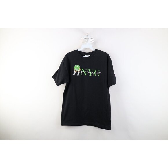 Vtg Y2K Mars Candy M&Ms Womens Medium Green Candy New York City Candy T-Shirt - Picture 1 of 15